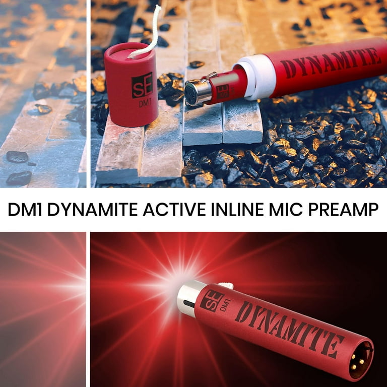 sE Electronics DM1-MIC-PRE Dynamite Active In-line Microphone