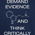 thumbnail image 3 of CafePress - Demand Evidence And Think Critically Dark T Shirt - Men's Classic Graphic Cotton T-Shirt, 3 of 4