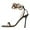 Black, variant on FSJ Women Sexy Square Open Toe Stiletto High Heel Sandals Large Gold Chain Buckle Strap Sandals Prom Dressy Shoes Size 10.5 Black