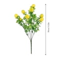 thumbnail image 4 of 3-Piece Artificial Lemon Branches Set, 14 Inch Lemon Fruit with Green Leaves Stems for Vase Arrangement, Table Centerpiece, Farmhouse, Kitchen, and Spring Holiday Home Decoration, 4 of 7