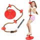thumbnail image 1 of Swing Climbing Rope for Kids, 6.5ft Climbing Rope with Platforms Disc Swing Rope with Tree Strap Swing Rope Sets for Backyard Outdoor Disk Seat for Swingset Play & Swing Sets for Kids, Red, 1 of 5