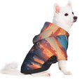 thumbnail image 2 of Gaeub Twilight Canal Reflection Dog Hoodie Sweatshirts Warm Dog Clothes for Small Dogs,Puppy and Cat Costume-Large, 2 of 7