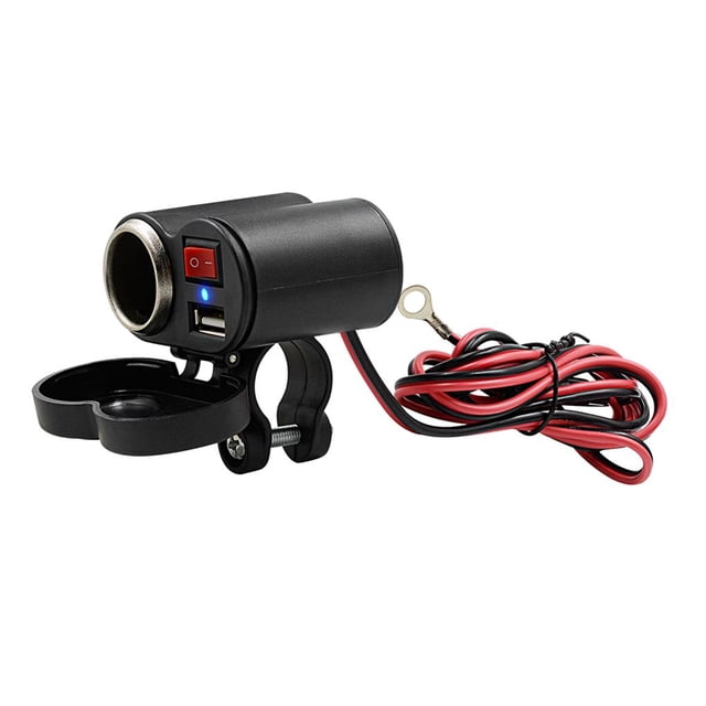 Adaptador Impermeable A Prueba De Polvo Usb Multifunción Motocicleta Cargador De Teléfono Móvil Advancent VI006753-00