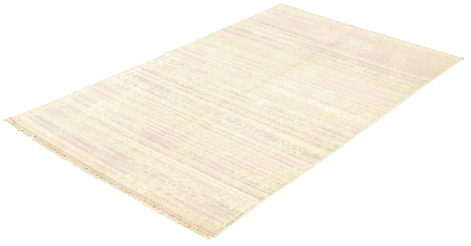 ECARPETGALLERY 5'1" x 8'6" Transitional La Seda Hand-knotted Area Rug for Living Room, Dining Room and Bedroom in Grey