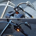 thumbnail image 3 of Luz Indicadora de Señal de 2 Piezas para Touring - Negro naranja Naranja negro Yotijar señales de giro de motocicleta, 3 of 8