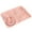 Pink, variant on 1 Set Creative Wheat Straw Bowl Exquisite Dinner Tray Drop-Proof Rice Dishes Separate Plates Cutlery Set (Green)