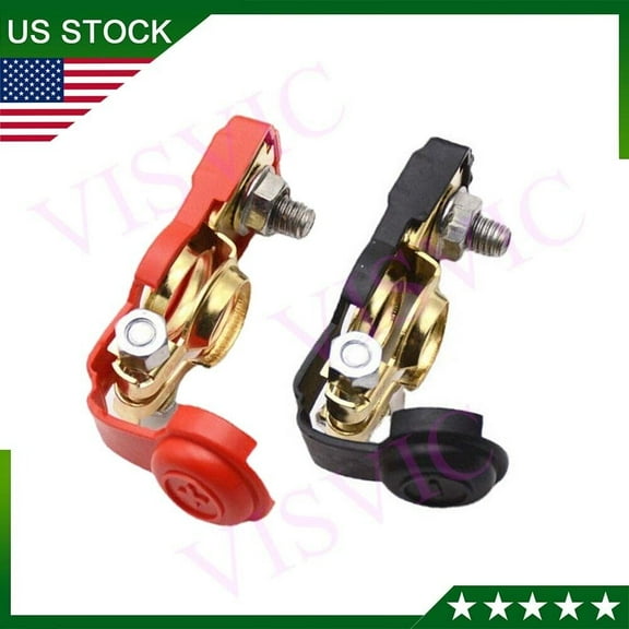 Battery Terminals Car Battery Cable Terminal Clamps Connectors Negative/Positive