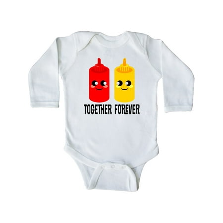 

Inktastic Ketchup and Mustard Gift Gift Baby Boy or Baby Girl Long Sleeve Bodysuit