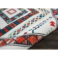 thumbnail image 6 of Nourison Tribal Decor Tribal White 9'3" x 13' Area Rug, (9x13), 6 of 6