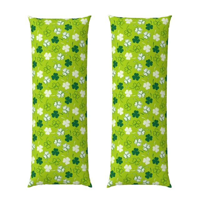 Balery St Patrick's Day7 Funda Protectora para Almohada Corporal de Algodón Hipoalergénico con Cierre(55 x 21 pulgadas), Almohadas No Incluidas
