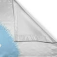 thumbnail image 3 of Ambesonne Gender Reveal Kitchen Curtains, Girl Boy Hearts Flags, 55"x39", Pale Pink and Blue, 3 of 3