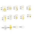 thumbnail image 3 of unbranded 120Ud Accesorios De Metal Para Trenzar Con Anillos Y Puños Decorativos Surtidos, 3 of 8