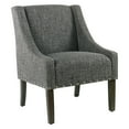 thumbnail image 7 of HomePop Modern Swoop Accent Chair with Nailhead Trim, 7 of 7