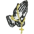 thumbnail image 4 of Praying Hands Rosary Dad Hat Baseball Cap Polo Style Adjustable, 4 of 4