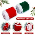 thumbnail image 4 of Spencer 2 Rolls Christmas Holiday Ribbon for Christmas Tree Decor, Gift Wrapping, Wreaths Bow, DIY Crafts, Green, 2.5" x 4 Yards, 4 of 9