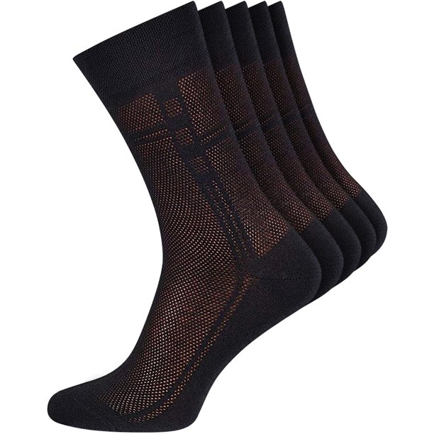 Calcetines Duna de algodón ultrafino y transpirable para hombre (paquete de 5)