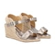 thumbnail image 1 of Sandalia De Plataforma Confort Turkia Con Yute Natural Napa Metálica Inox Para Mujer, 1 of 5
