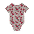 thumbnail image 2 of Rocae Rose Flowers for Baby Climbing Clothes Soft Baby Romper for Active Infants Comfortable and Breathable Crawling Jumpsuit Unisex Baby Outfit 3 Months, 2 of 8