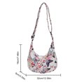 thumbnail image 4 of Bolsa Bandolera Bolsa de viaje para mujer, con estampado de mariposas, bolsas para axilas de media luna, bolsas de mensajero informales Ndcxsfigh Para Estrenar, 4 of 4