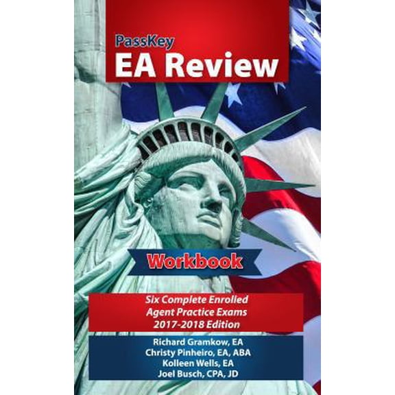 Pre-Owned PassKey EA Review Workbook: Six Complete Enrolled Agent Practice Exams, 2017-2018 Edition (Paperback) 0998611832 9780998611839