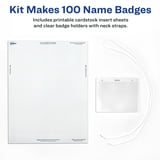 "Avery Printable Name Badges with Cords, for Laser and Inkjet Printers ...