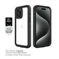 thumbnail image 5 of Body Glove Tidal Waterproof Phone Case for iPhone 15 Pro Max - Black/Clear, 5 of 11