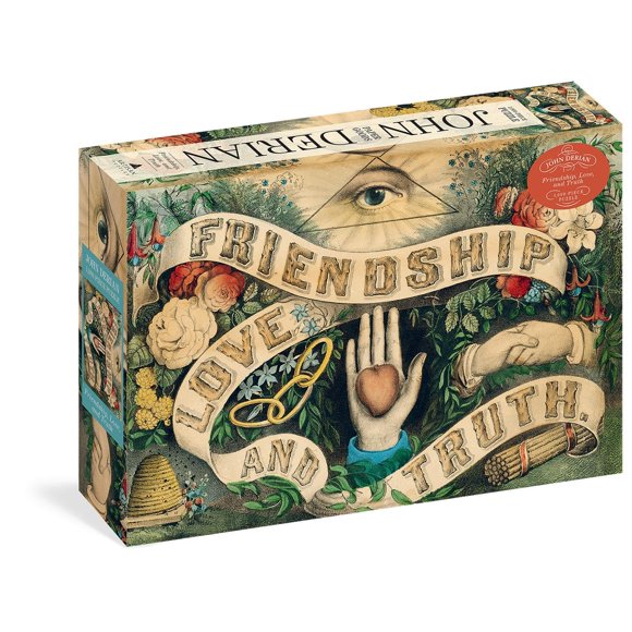 Rompecabezas Artisan John Derian "Amistad, Amor y Verdad" 1000 piezas