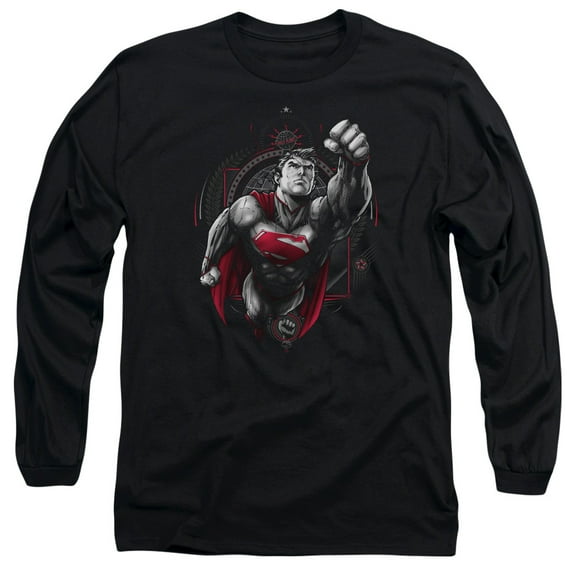 Superman - Propaganda Superman - Long Sleeve Shirt - XX-Large