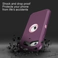 thumbnail image 4 of Entronix Funda Resistente para iPhone 7/8, Triple Capa, Resistente a Golpes y Caídas, Color Morado, 4 of 6