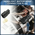 thumbnail image 2 of Conector de enchufe impermeable de 4 pines para faros, conector hembra de terminal de cable para Harley-Davidson 1 juego, 2 of 6