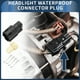 thumbnail image 2 of Conector de enchufe impermeable de 4 pines para faros, conector hembra de terminal de cable para Harley-Davidson 1 juego, 2 of 6