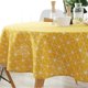 thumbnail image 3 of Northern Europe Style Terylene&Cotton Mixed Round Table Cloth Multicolor Triangle White Line Gray Arrows Printed Table Cloth, 3 of 5