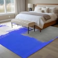 thumbnail image 4 of 8'x10' Area Rugs, Blue Purple Gray Indoor Outdoor Area Rug for Living Room Bedroom, Abstract Geometric Oil Painted Contemporary Washable Bathroom Rugs Kitchen Floor Carpet Mats Home Decor Aesthetic, 4 of 8