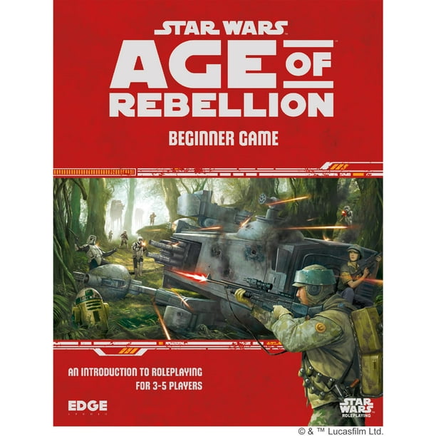 Juego de rol de ciencia ficción Star Wars Age of Rebellion para principiantes