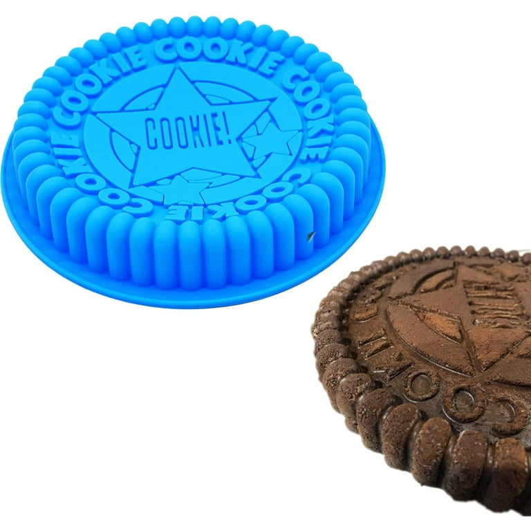 Giant Cookie Mold - Giant biscuit silicone baking mold from