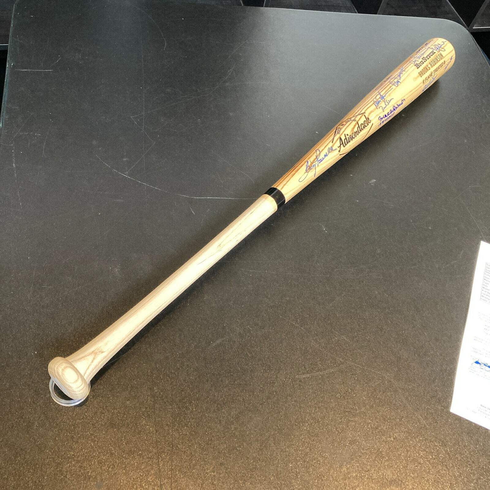 1970 Baltimore Orioles World Series Champs Team Signed Baseball Bat With JSA COA