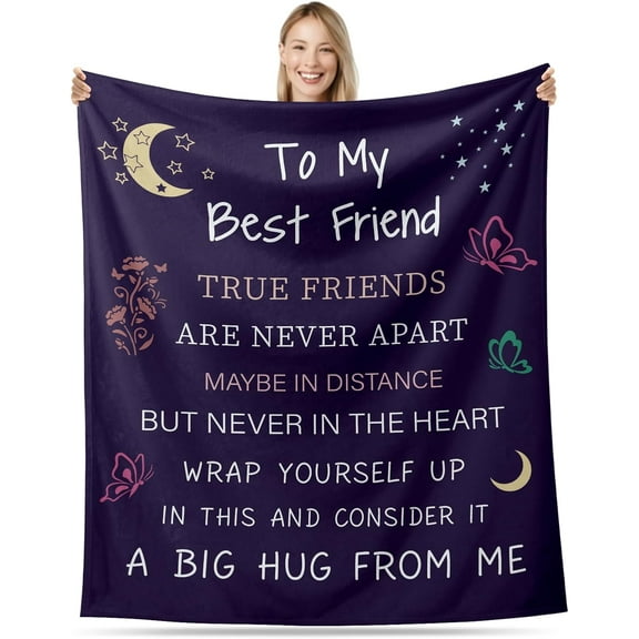 Friend Throw Blanket Gifts for Women Unique Friend Birthday Gifts for Women Friendship Blankets and Throws Friendship Gifts for Women Friend Christmas Blankets for Friends Graduation Wedding 30x40"