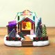 thumbnail image 3 of Navidad invierno nieve paisaje pueblo casa tienda con accesorios de Navidad hogar Festival vacaciones decoración para perfecl Casa de miniaturas de resina, 3 of 8