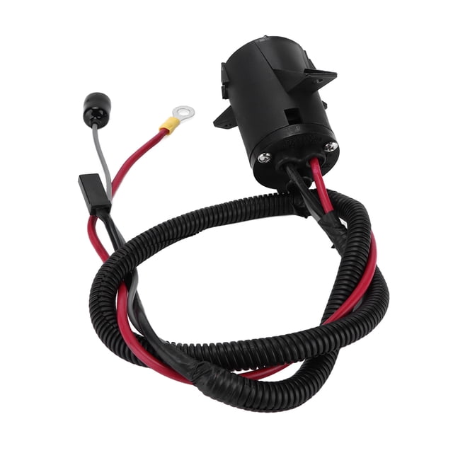 1025102-01, Durable 48V Charger Receptacle With Harness Replacement For Precedent Electric Carts 2004-Up For Club Car