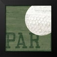 thumbnail image 2 of Reed, Tara 12x12 Black Modern Framed Museum Art Print Titled - Golf Days XII-Par, 2 of 5
