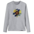 thumbnail image 4 of Chemises & Blouses Économies de Vacances! Aqestyerly T-Shirt Décontracté Imprimé pour Femmes Col Rond Manches Longues, 4 of 4