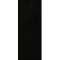 thumbnail image 1 of Home Queen Solid Beige Color Custom Size Runner Area Rugs Black - 2'6" x 4', 1 of 2