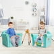 thumbnail image 3 of Costway Sillón para niños con dibujo de cocodrilo estructura de madera y almohadillas antideslizantes, sillón ligero y resistente para niños y niñas, sofá para habitación de los niños salón guardería, 3 of 5
