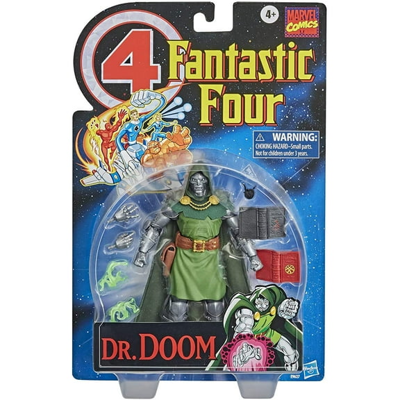 Marvel Vintage Series Retro 6-inch Scale Dr. Doom Fantastic 4 Action Figure Toy