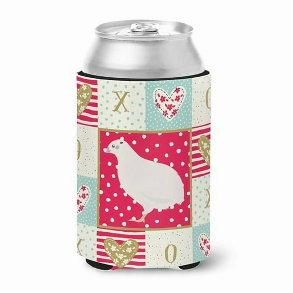 Caroline's Treasures CK5384CC Texas Quail Love Can or Bottle Hugger, Can Hugger, multicolor