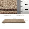 thumbnail image 3 of Pure Era Bullnose Carpet Stair Treads Protector Cover 9" x 30" Indoor Non Slip Self Adhensive (Set of 14,Camel Brown), 3 of 9