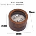 thumbnail image 6 of Wooden Ring Case With Open Window Transparent Jewelry Box For Proposal Engagement Wedding Ceremony Birthday Gift, 6 of 8