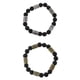 thumbnail image 1 of 2x de tótem de runas étnicas talladas brazalete de joyería con de Yinane Pulsera Celta Vikinga, 1 of 8