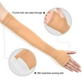 thumbnail image 3 of ALAZA Light Orange UV Sun Protection Arm Sleeves UPF 50+ Compression Cooling Sleeve 1 Pair, 3 of 7