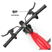 Jetson LX10 Electric Bicycle Ride On, 260 Lb. Weight Limit, Ages 12+, Red, 10 In., Wheel, 250-Watt Motor, Foldable, Head Light, Twist Throttle, Hand Brake, Top Speed: 15.5 MPH and 4 Hour Charge Time
